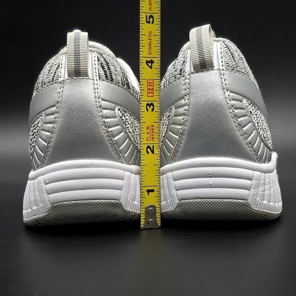 Orthofeet Sandy Bio-Fit Silver White Walking Sneaker Shoes Women's Size 9.5 - Picture 4 of 12